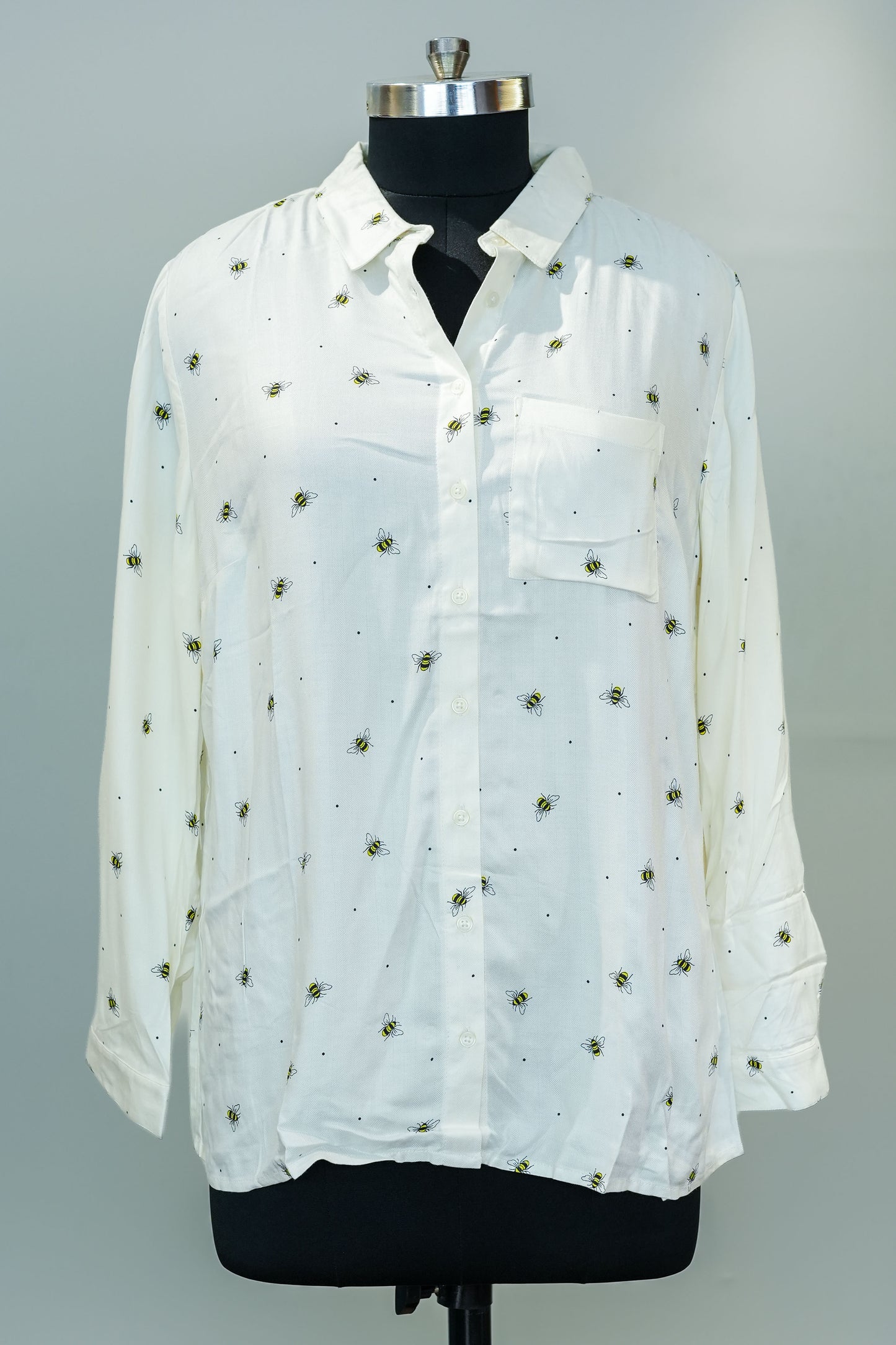 White Printed Shirt