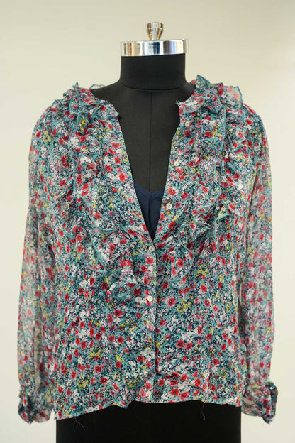 Floral Full Sleeves Top