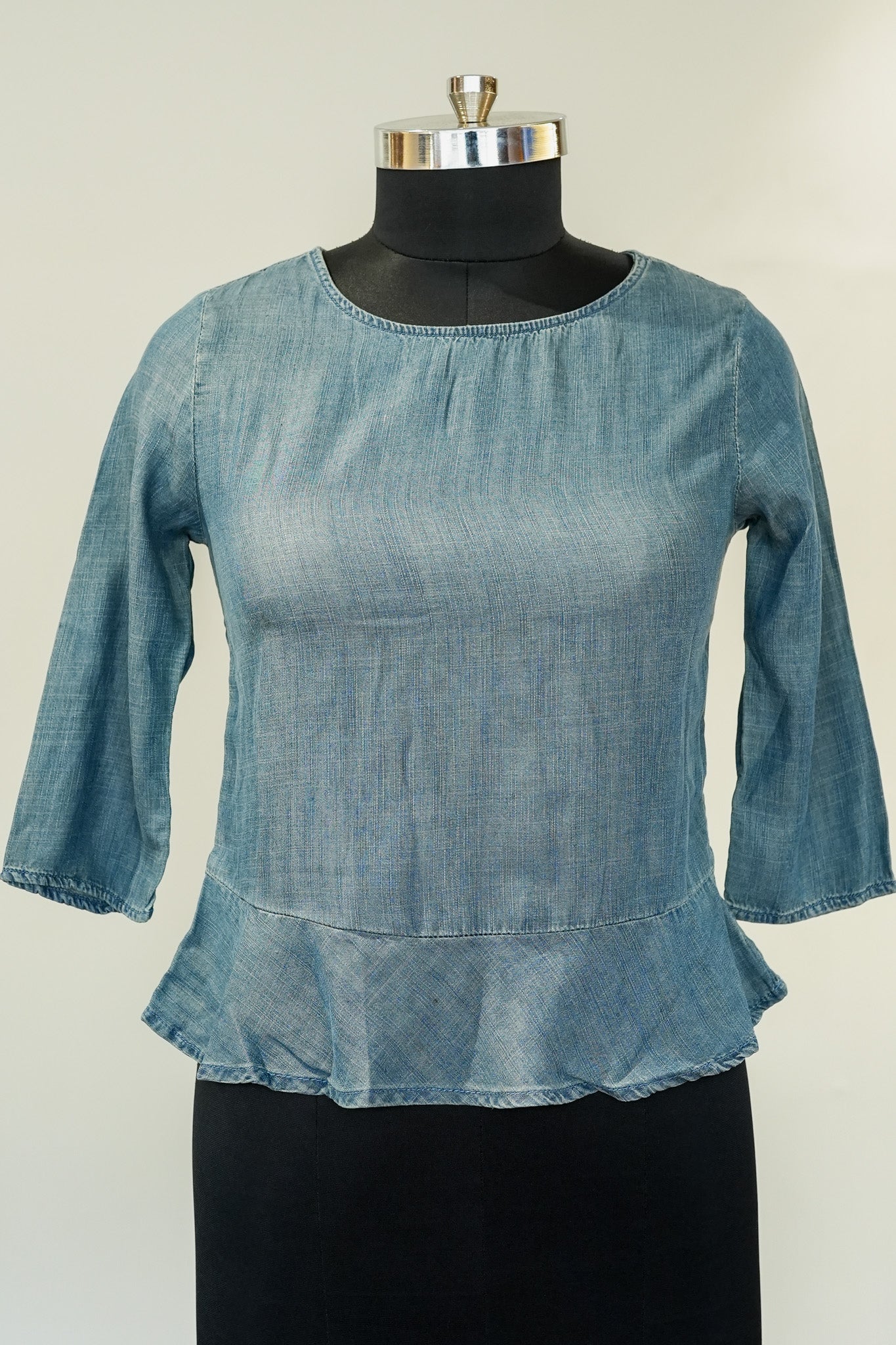 Blue Denim Top
