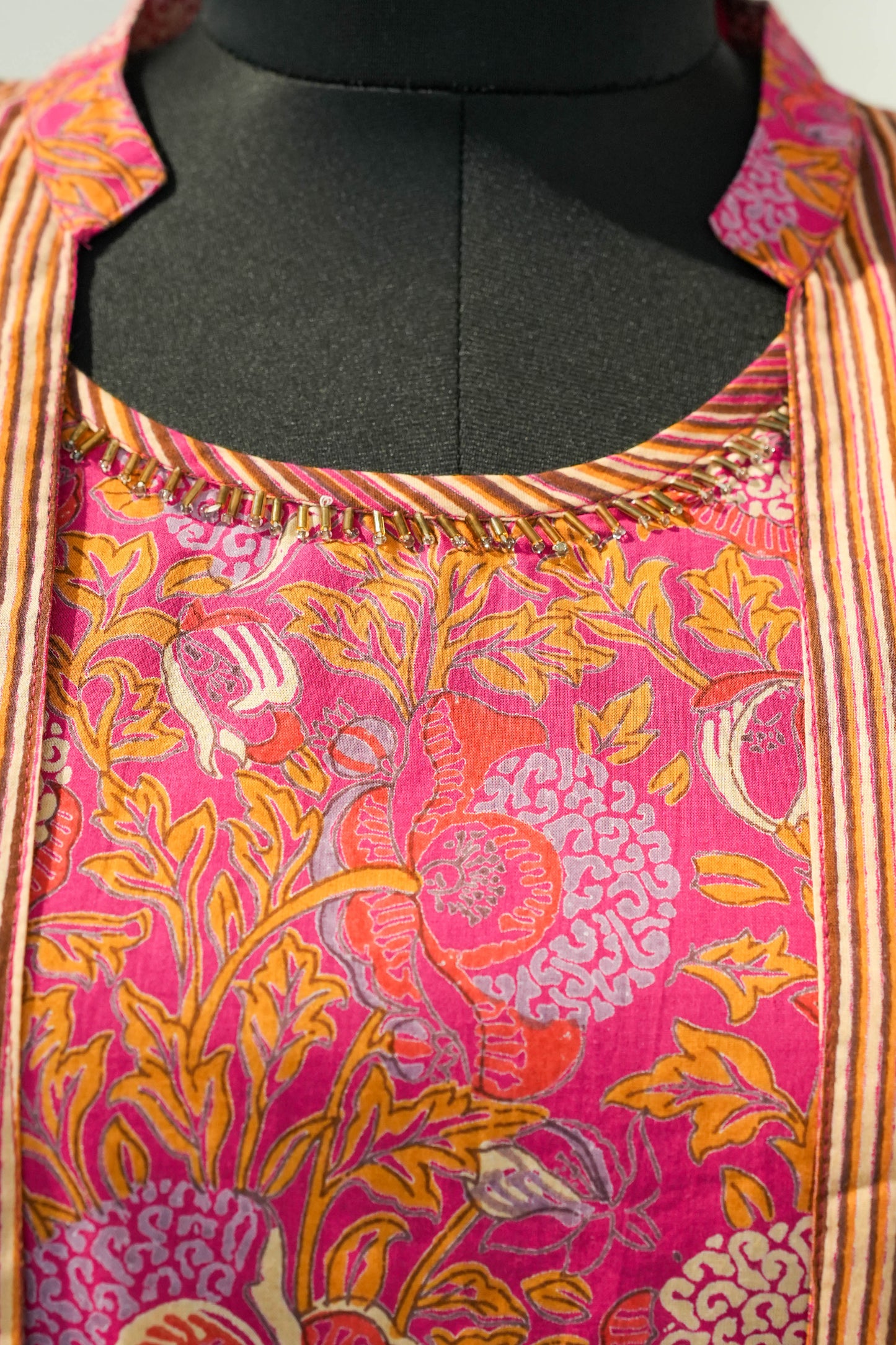 Floral Printed Shrug Style Kurta