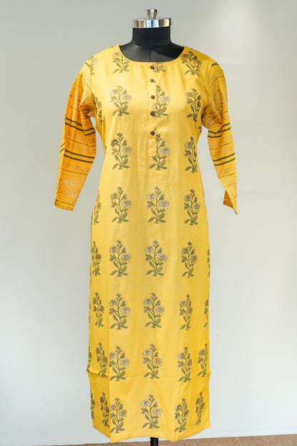 Leela Printed Floral Kurta
