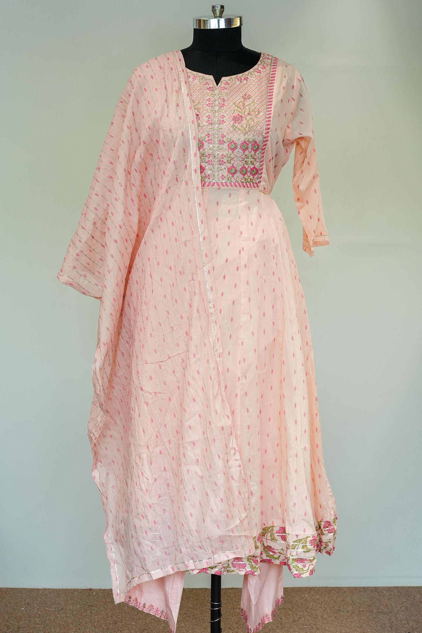 Devani Embroidered Anarkali Suit Set
