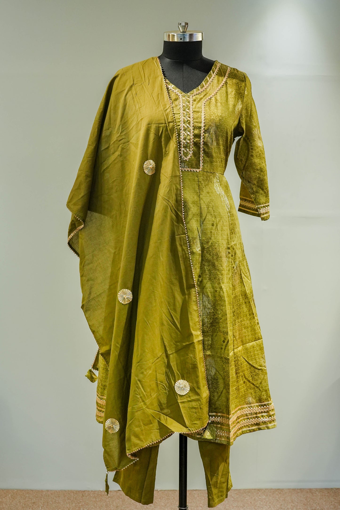 Kangana Printed Anarkali Suit Set