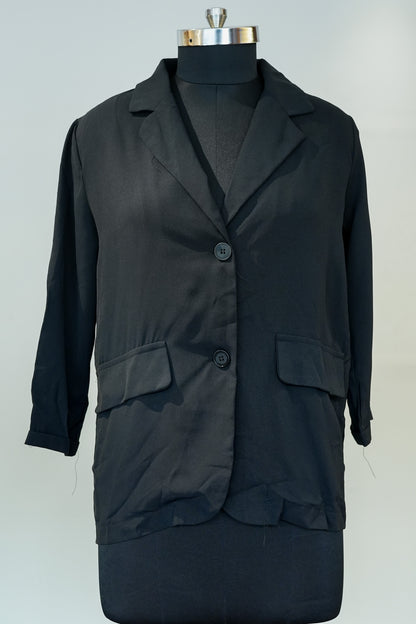Black Collared Blazer