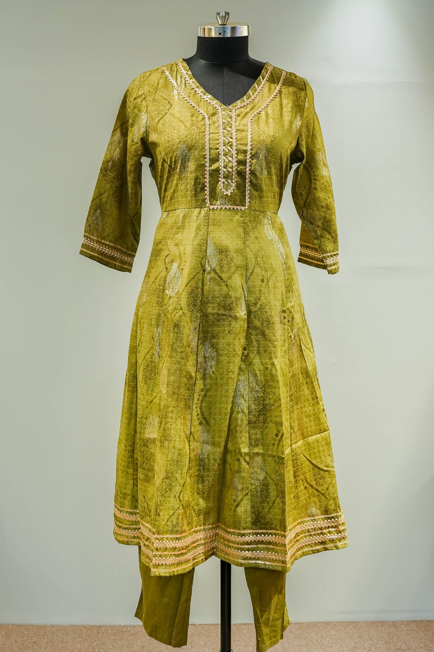 Kangana Printed Anarkali Suit Set