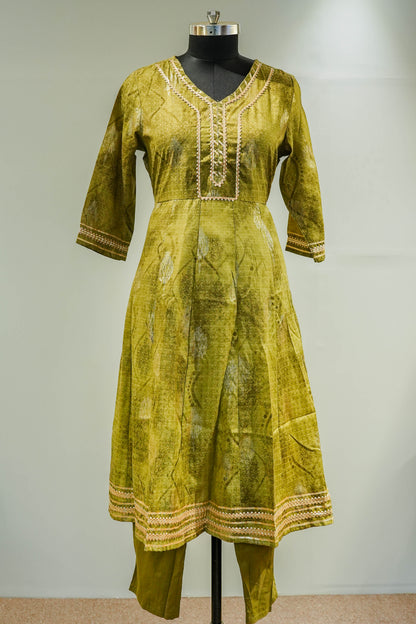 Kangana Printed Anarkali Suit Set