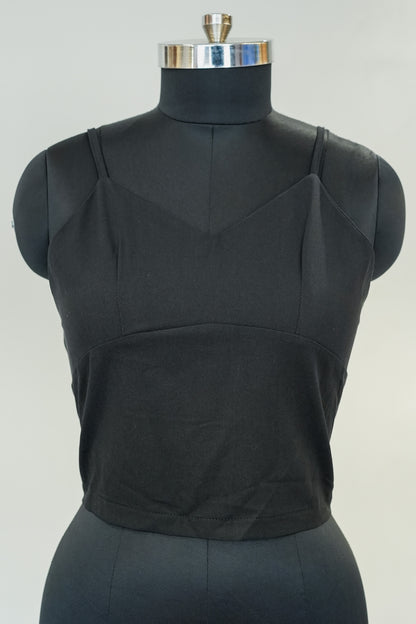 Black Slip Top