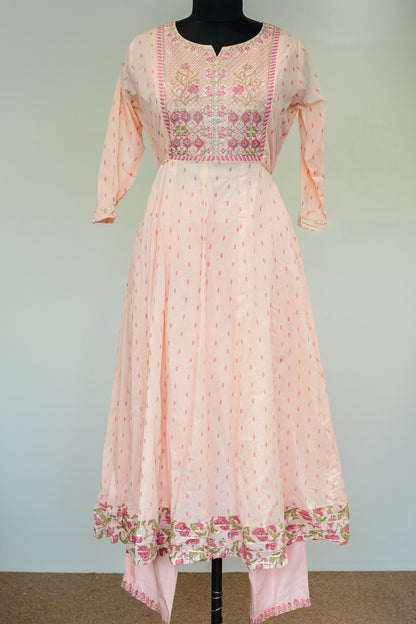 Devani Embroidered Anarkali Suit Set