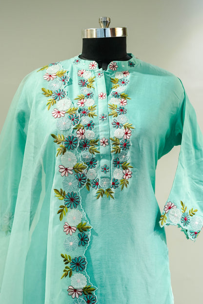 Shreya Floral Embroidered Suit Set