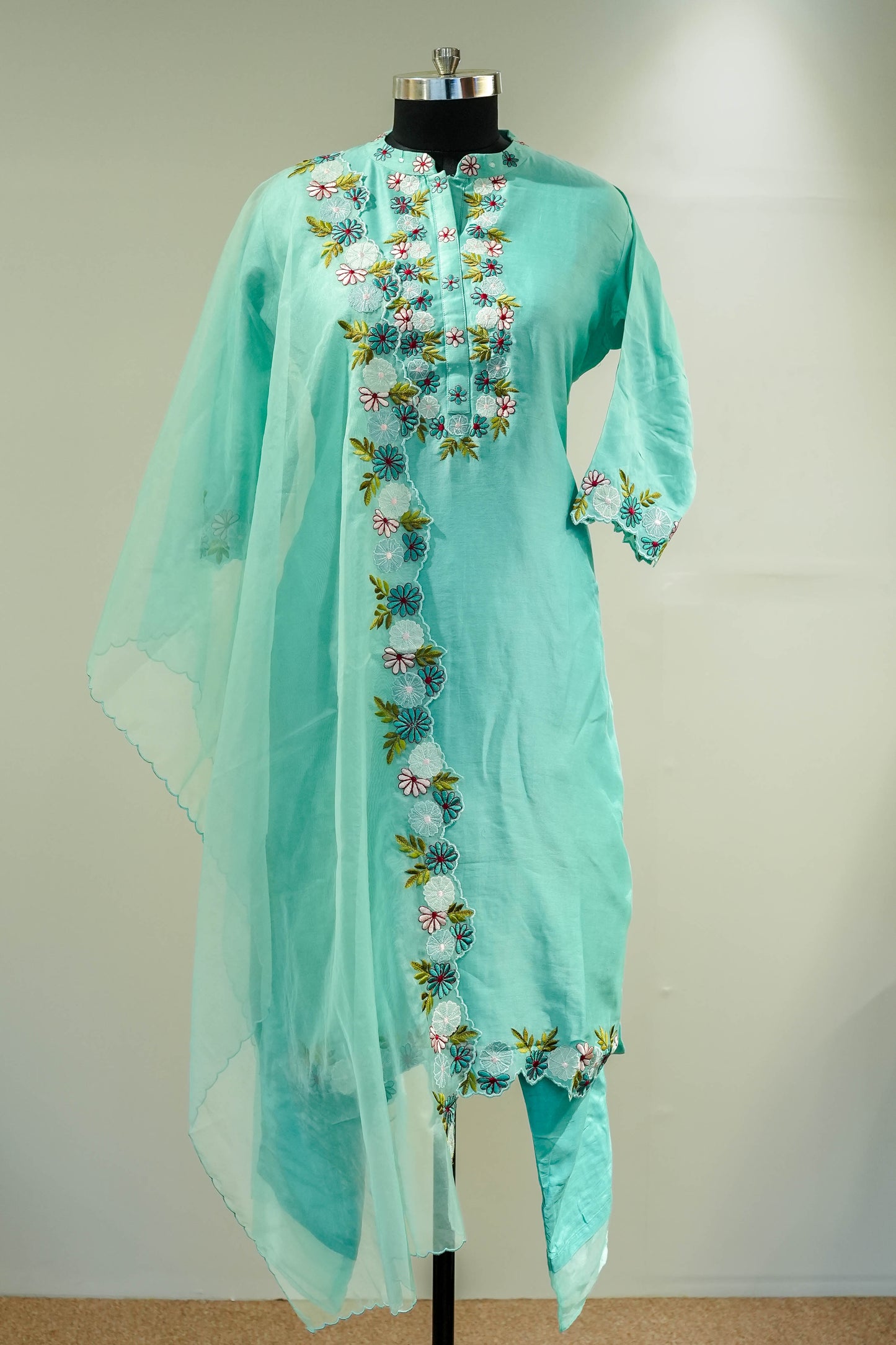 Shreya Floral Embroidered Suit Set