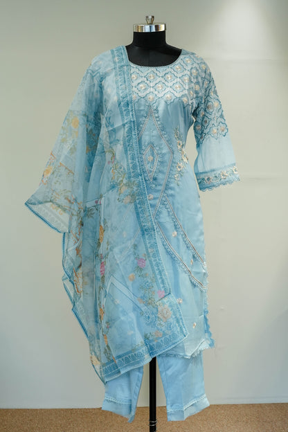 Gauri Pakistani Embroidered Suit Set