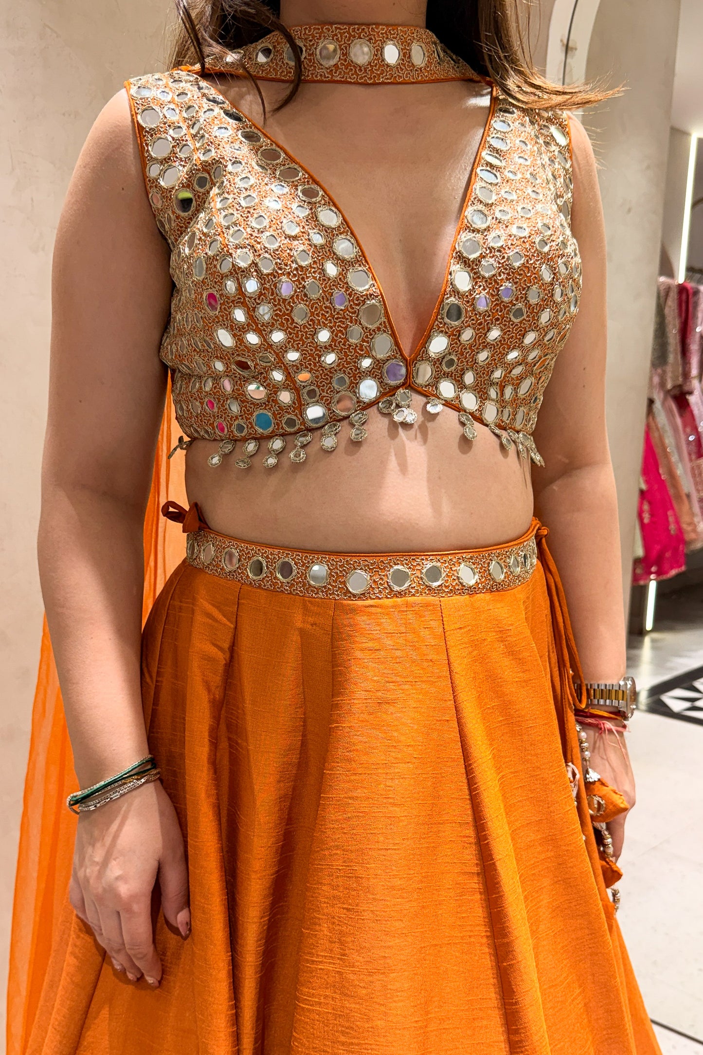Arisha Hand Embroidered Lehenga