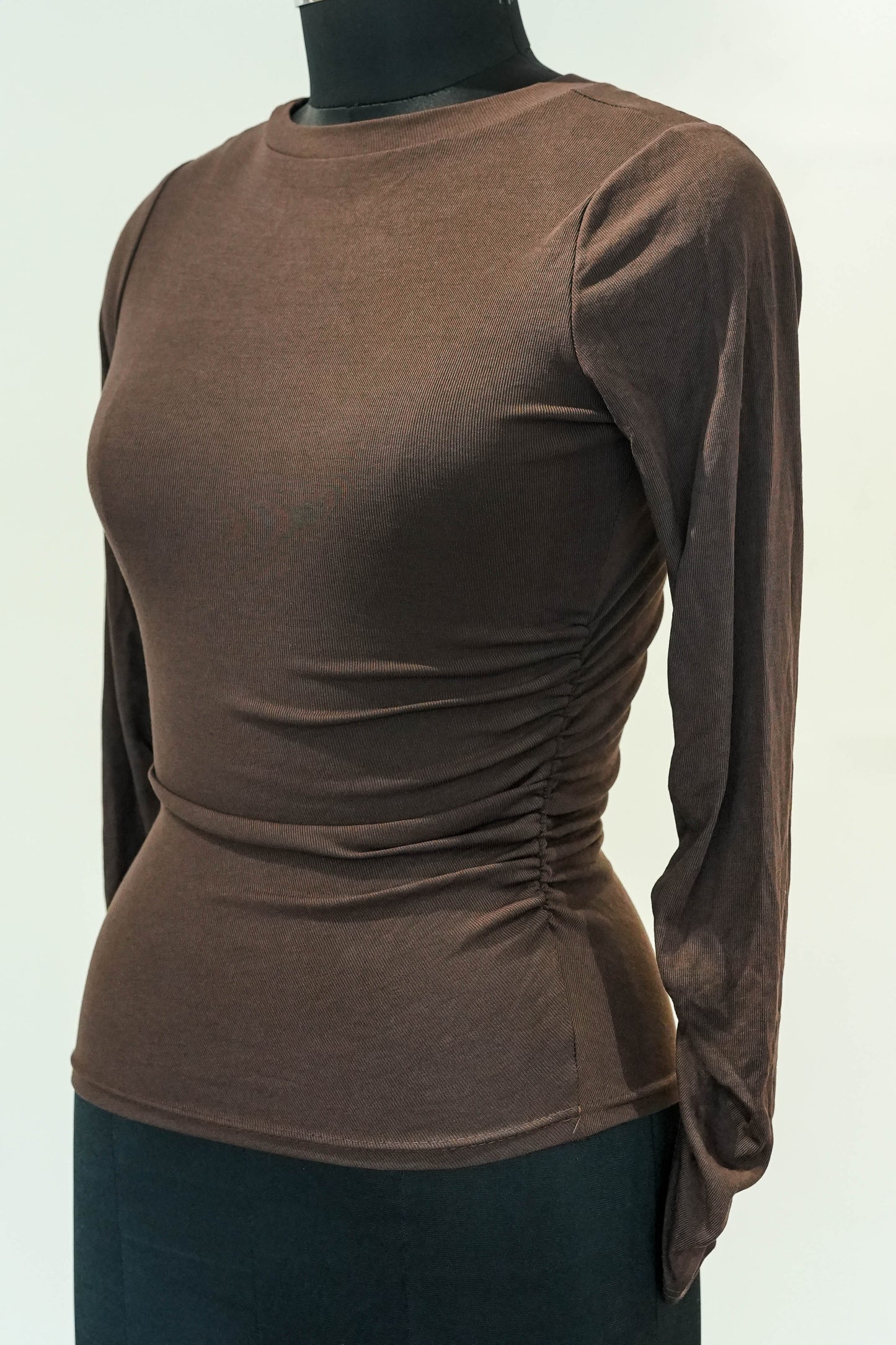 Brown Full Sleeves Top
