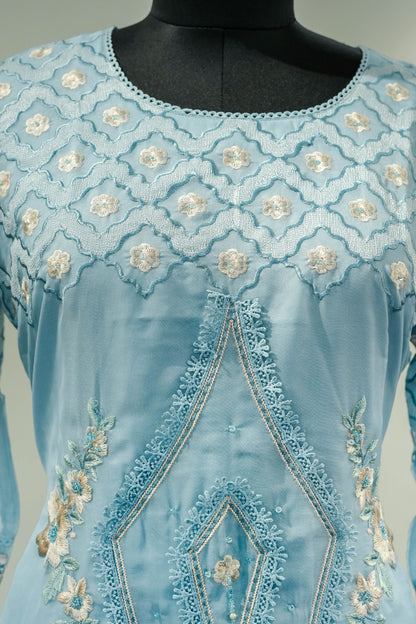 Gauri Pakistani Embroidered Suit Set