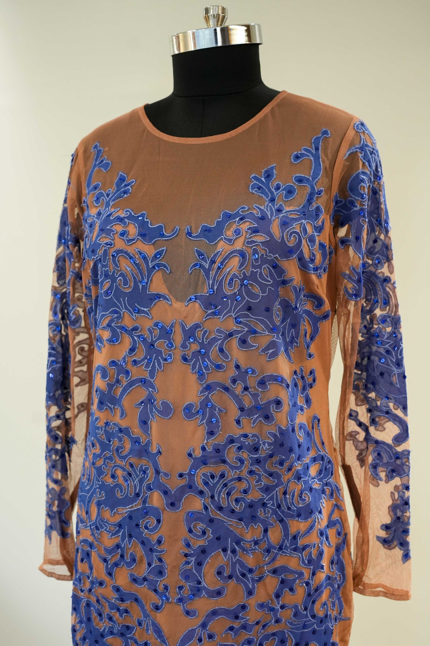 Thread Work Bodycon Dress