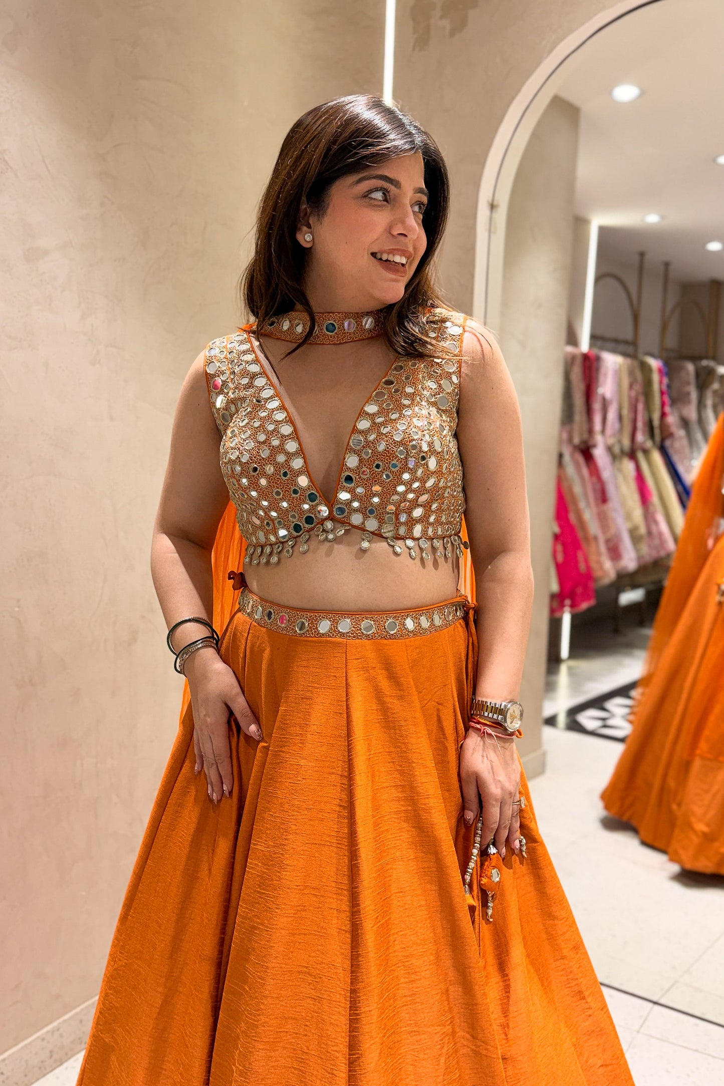 Arisha Hand Embroidered Lehenga