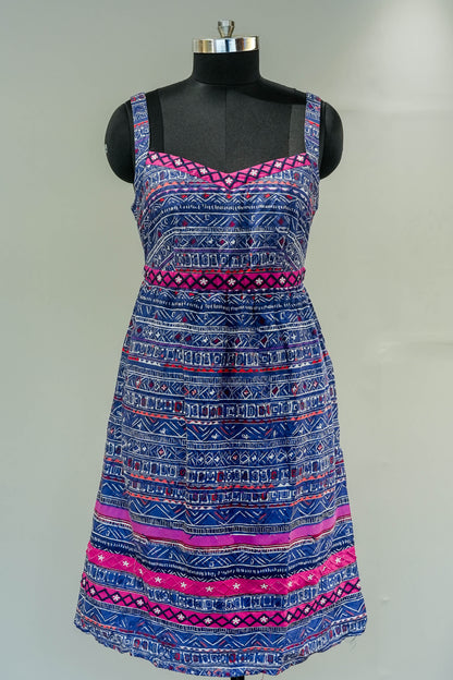 Floral Printed Strappy Dress