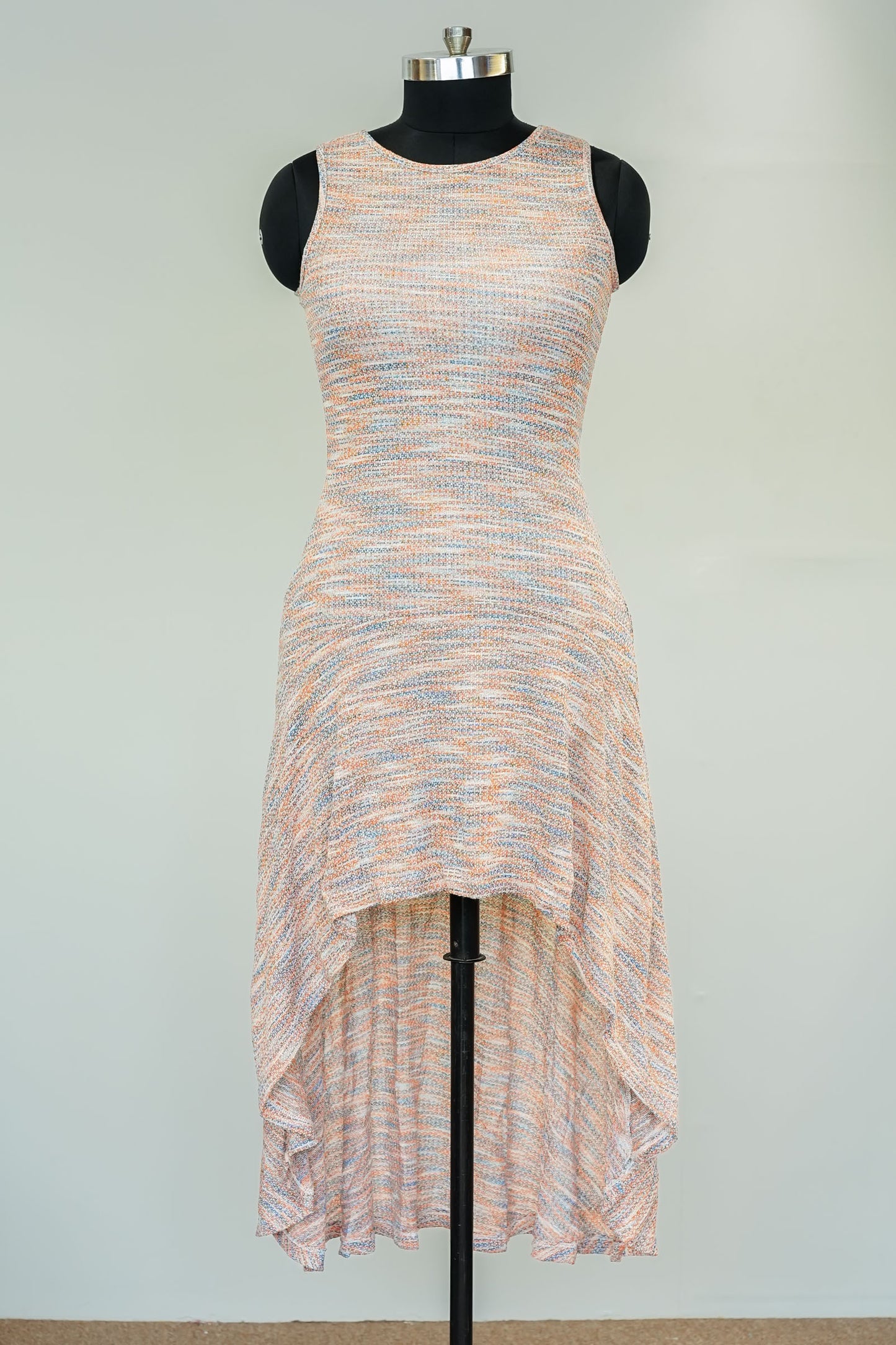 High Low Printed Dress