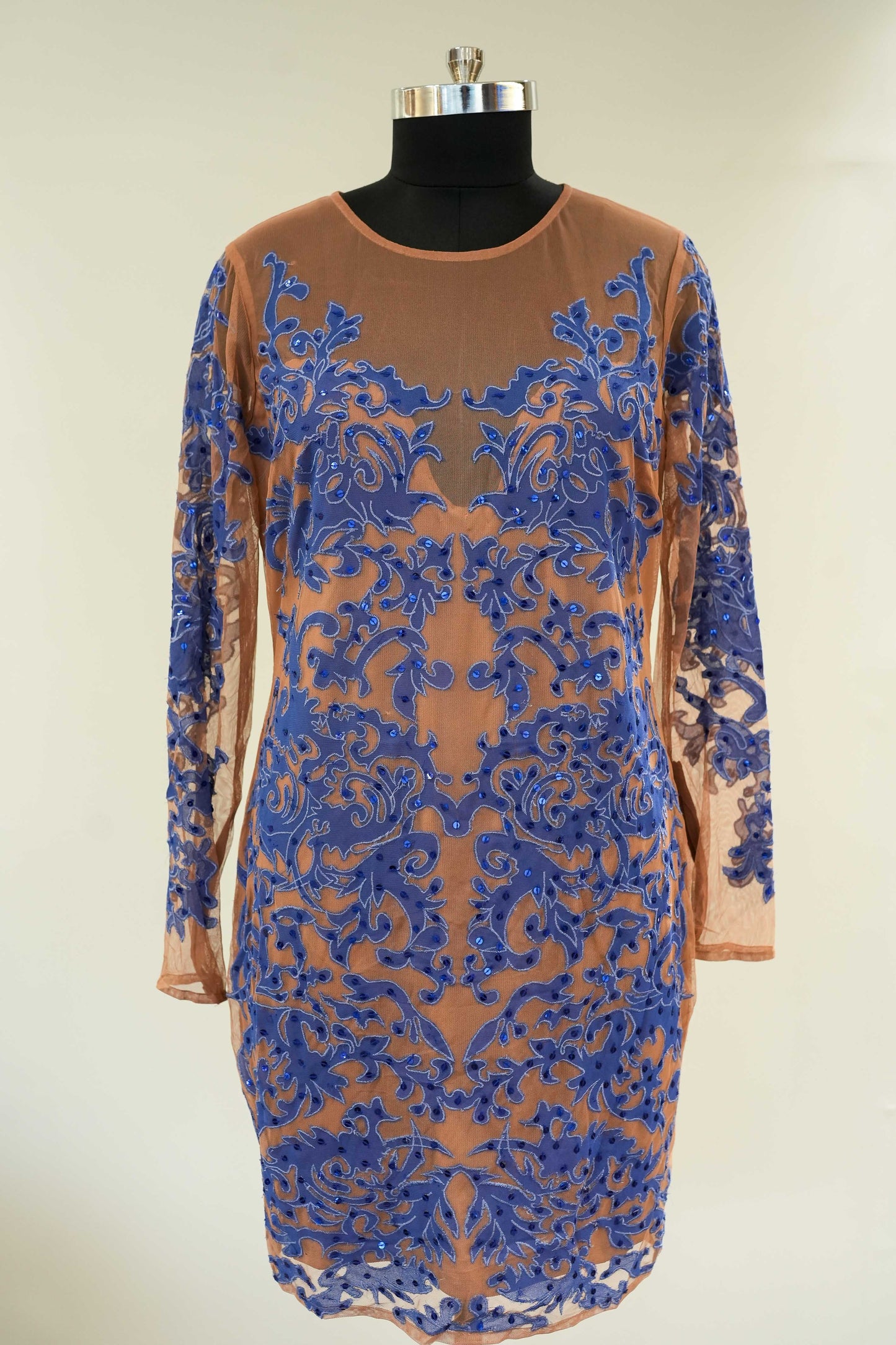 Thread Work Bodycon Dress
