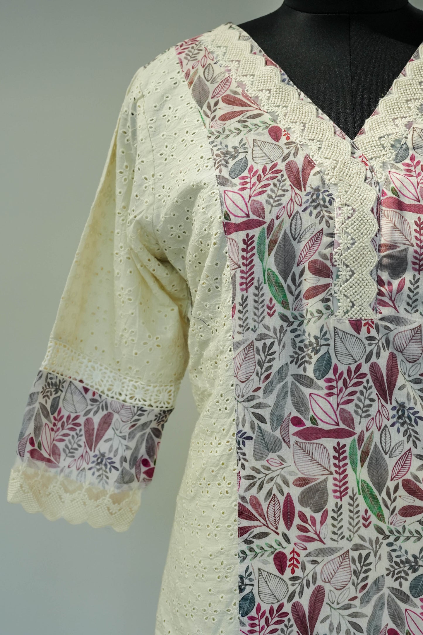 Krushi Floral Embroidered Suit Set