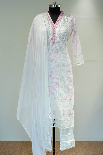 Shubhi Floral Embroidered Suit Set