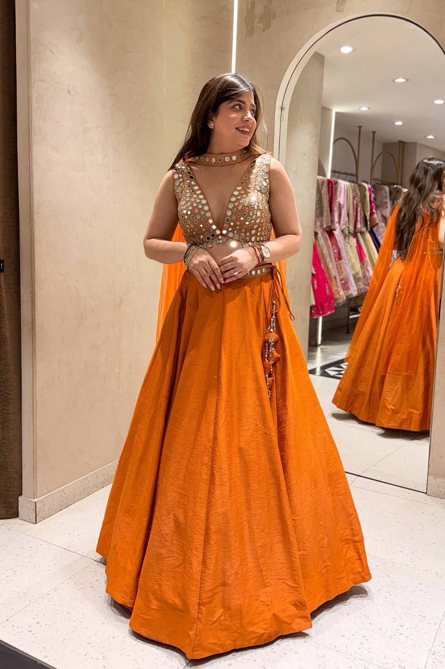 Arisha Hand Embroidered Lehenga