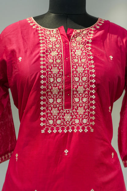 Karva Embroidered Suit Set