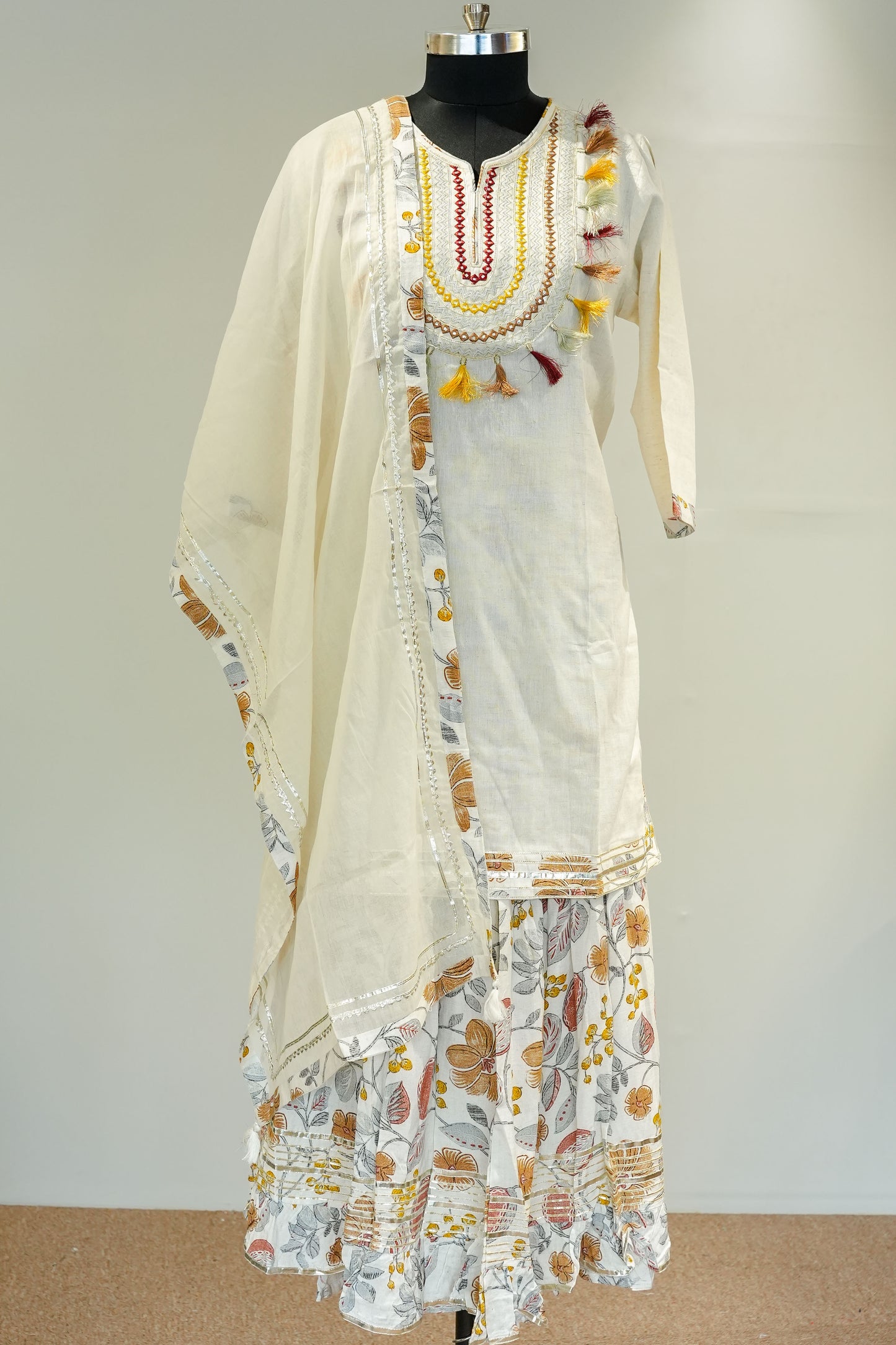 Vani Printed Embroidered Suit Set