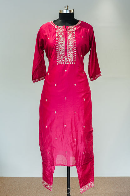 Karva Embroidered Suit Set