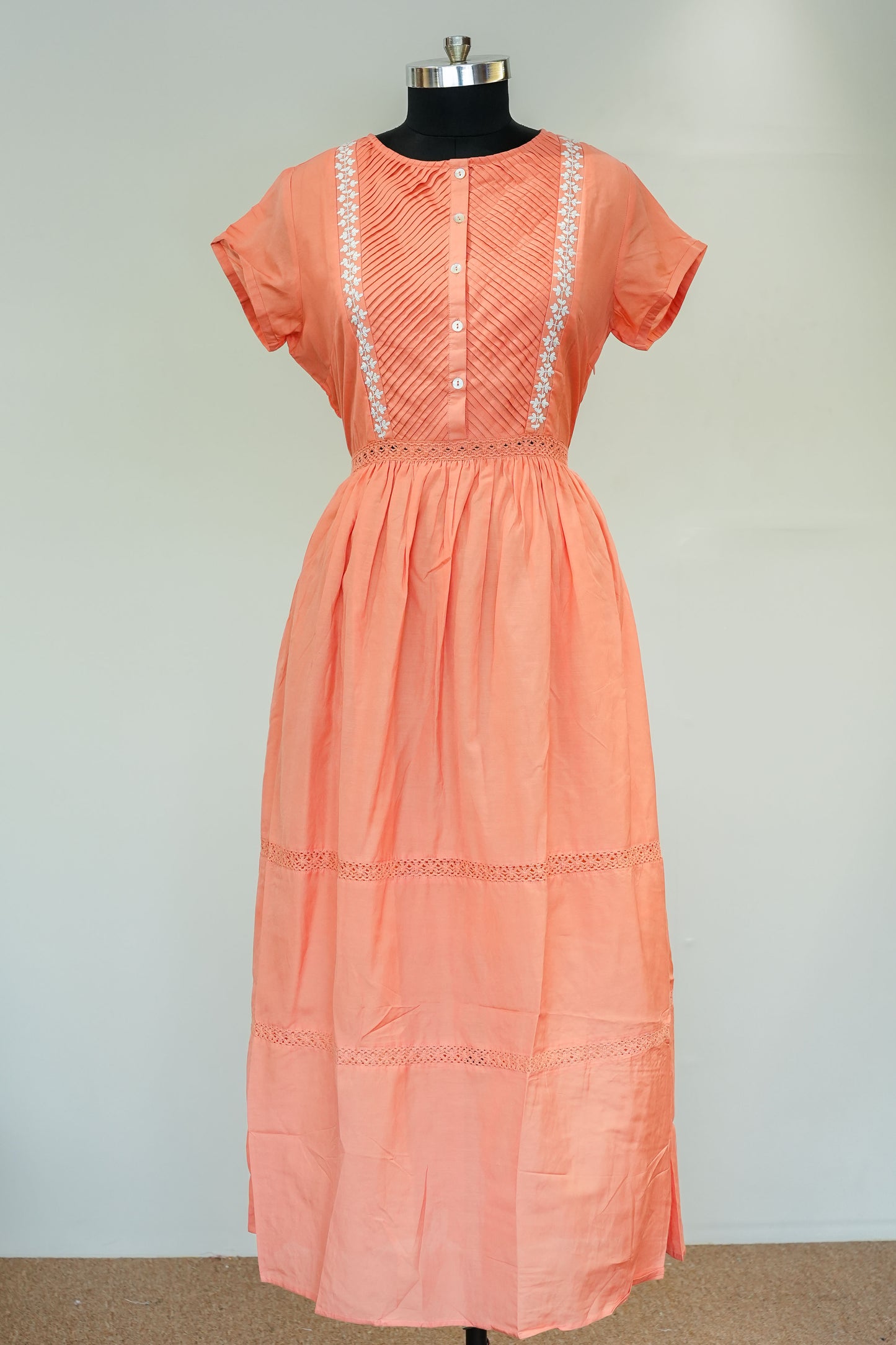 Vridha Floral Work Maxi Dress