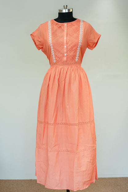 Vridha Floral Work Maxi Dress