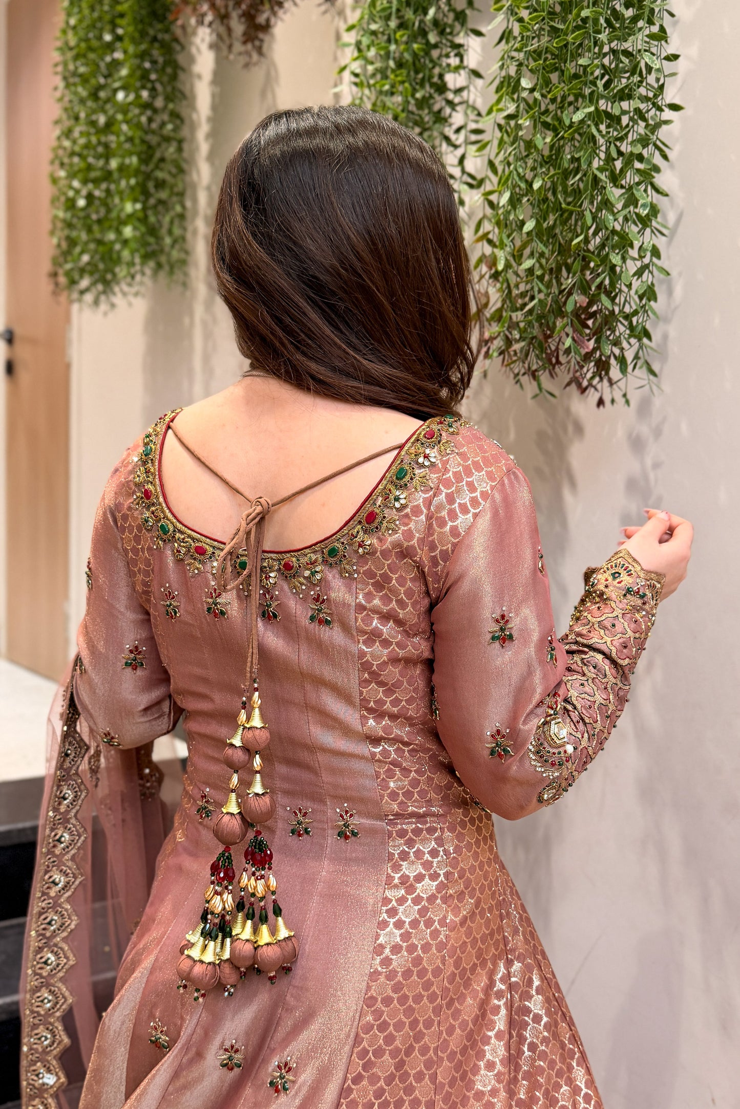Nirbhi Hand Embroidered Anarkali with Dupatta