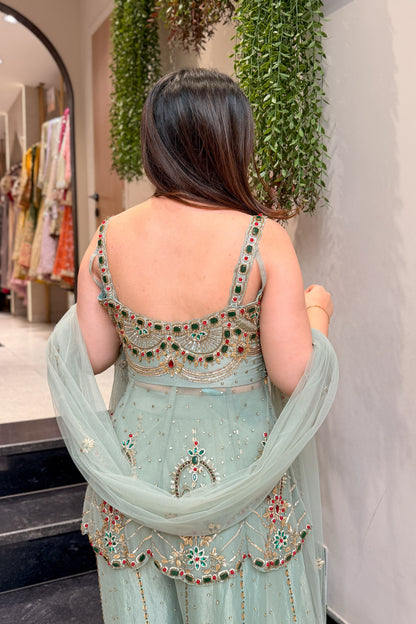 Nayira Hand Embroidered Suit Set