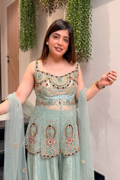 Nayira Hand Embroidered Suit Set
