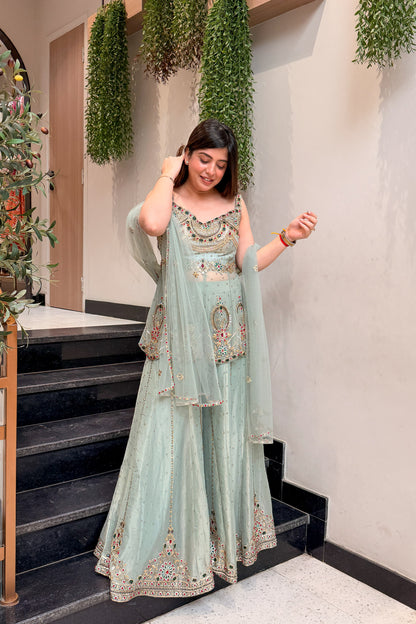 Nayira Hand Embroidered Suit Set