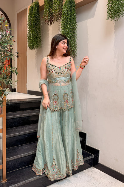 Nayira Hand Embroidered Suit Set