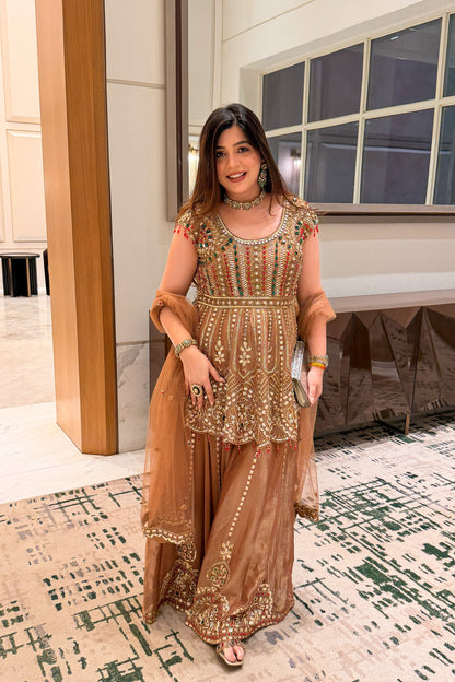 Naeya Hand Embroidered Suit Set