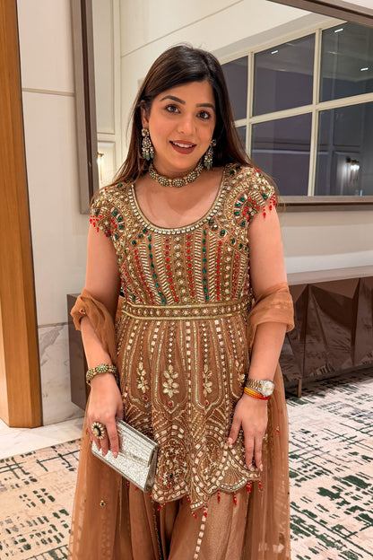 Naeya Hand Embroidered Suit Set
