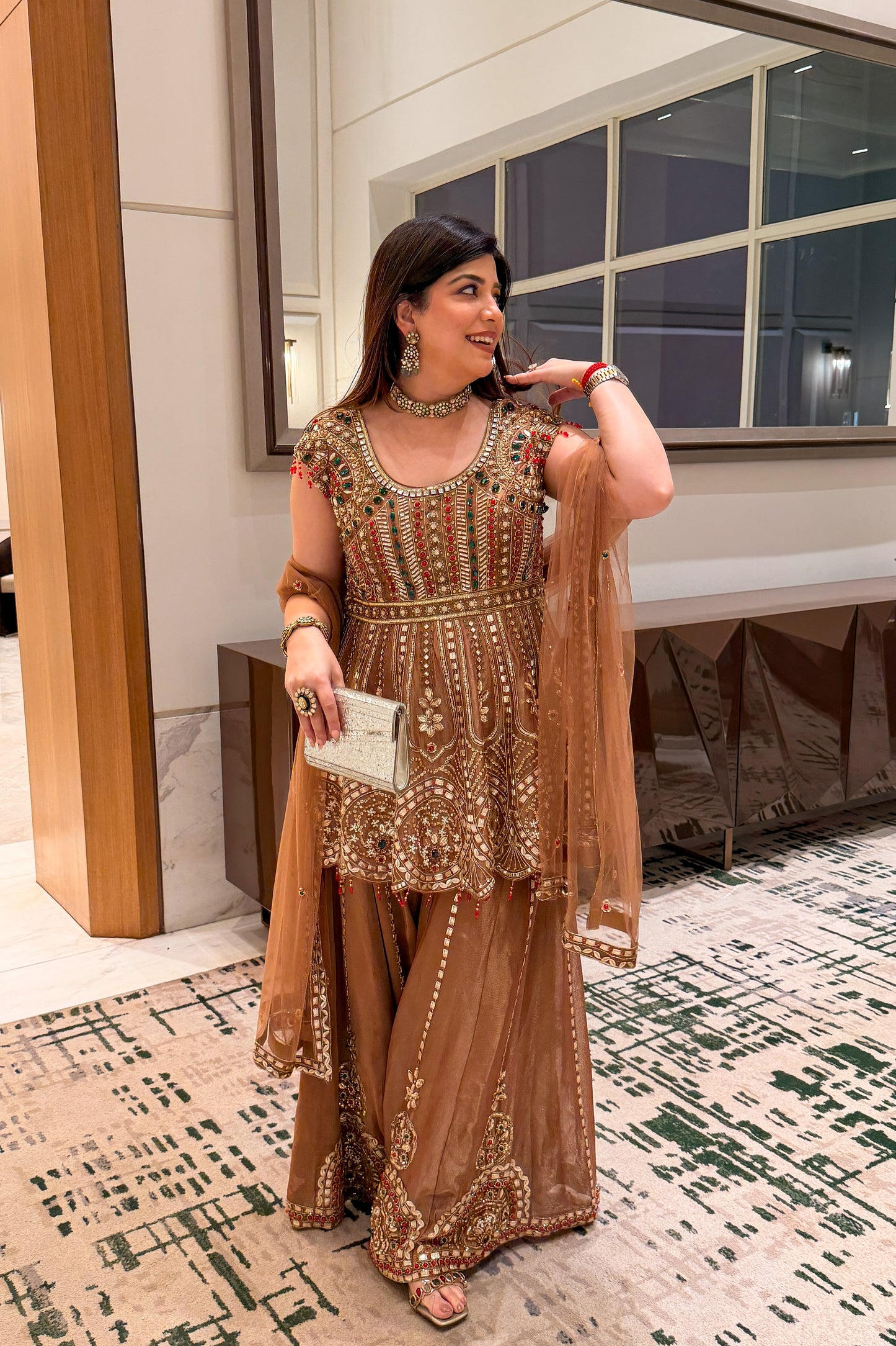 Naeya Hand Embroidered Suit Set