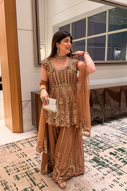 Naeya Hand Embroidered Suit Set