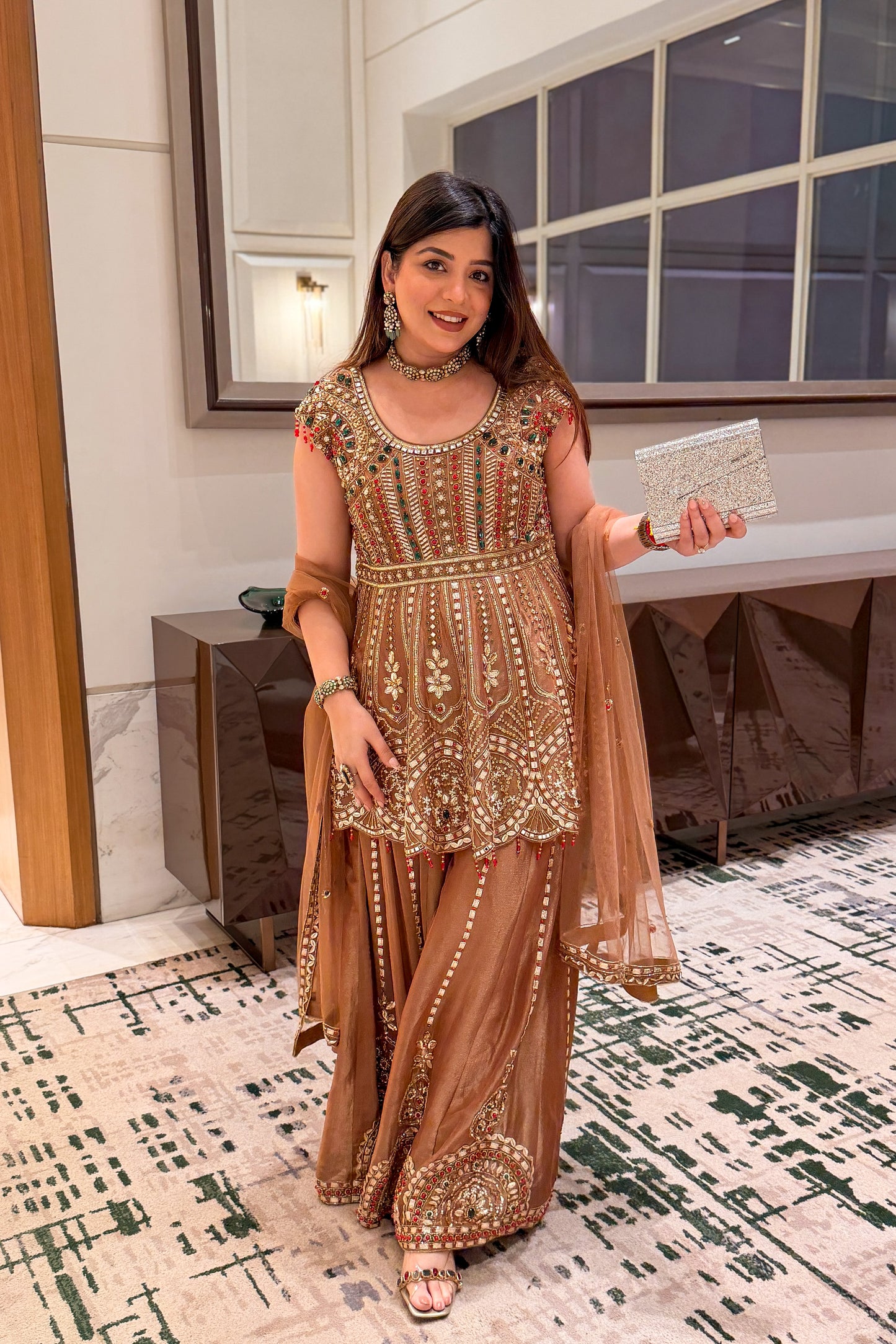 Naeya Hand Embroidered Suit Set