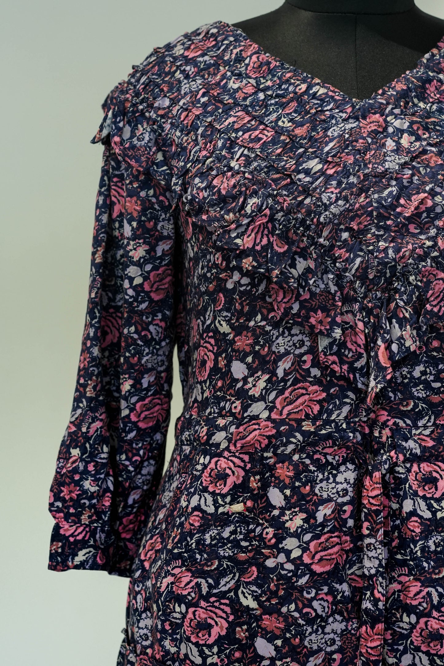 Ruffle Floral Printed Dress