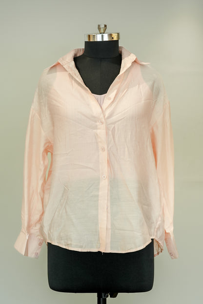 Pink Overshirt Set