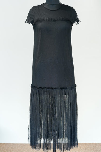 Dune Black Mesh Dress