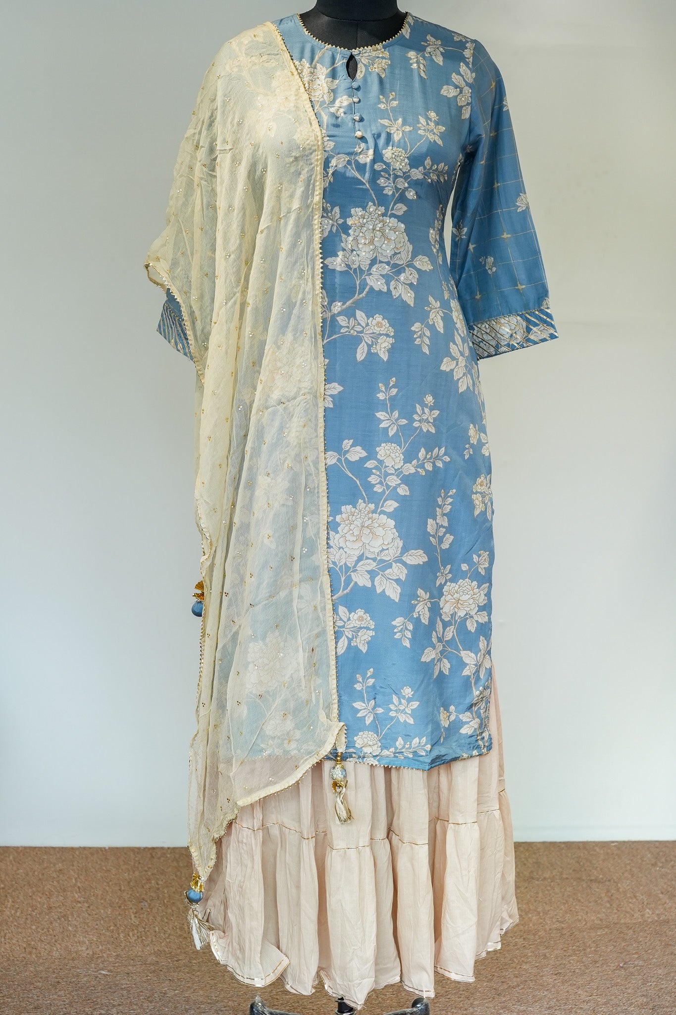 Meha Floral Printed Sharara Set