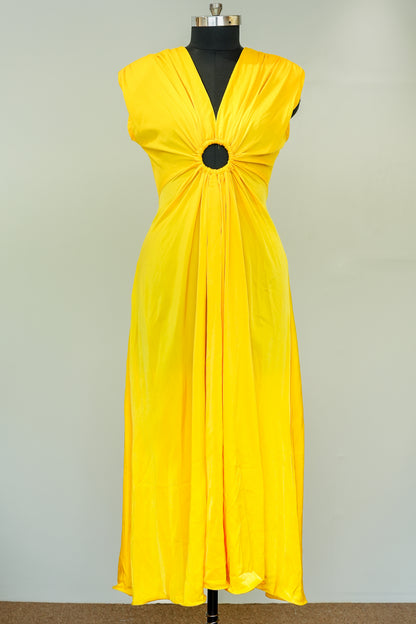 Lemon Luxe Maxi Dress