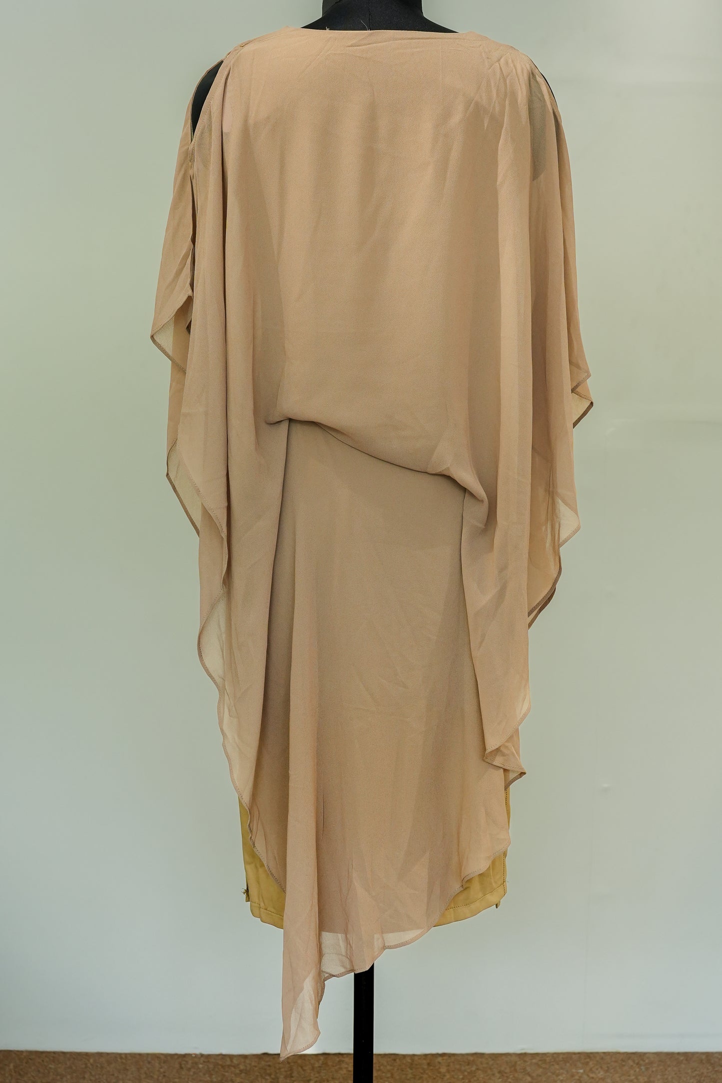 Beige Kaftan Style Kurta