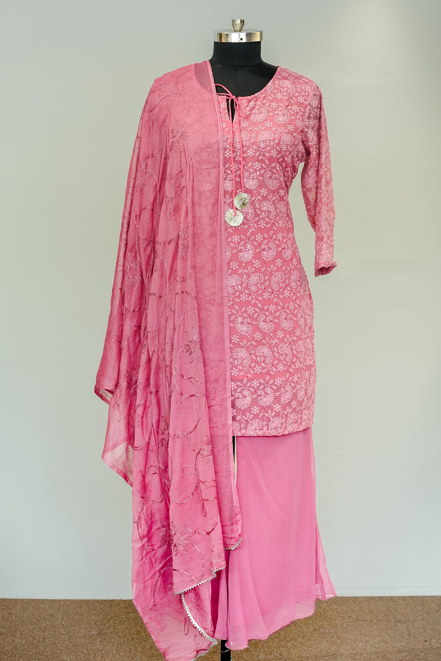 Ramini Chikenkari Suit Set
