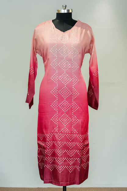 Ombre Printed Kurta