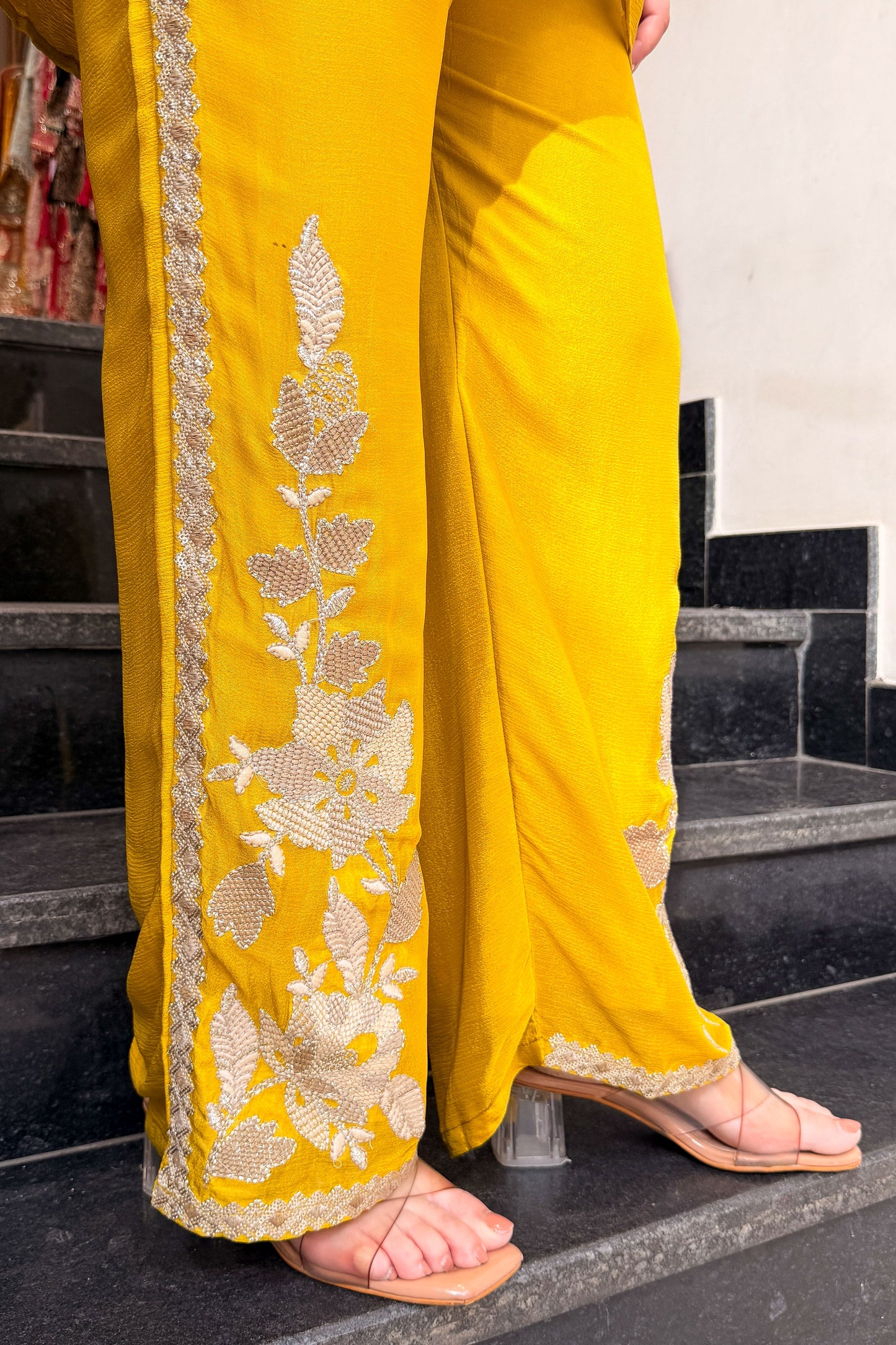 Kaazi Embroidered Co ord Set